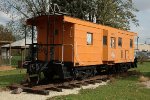 MILW 992083 Bay Window Caboose on display 